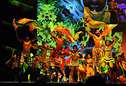 Afrika! Afrika! zu Gast in der Olympiahalle bis 11.03.2014 (©Foto. Ingrid Grossmann)